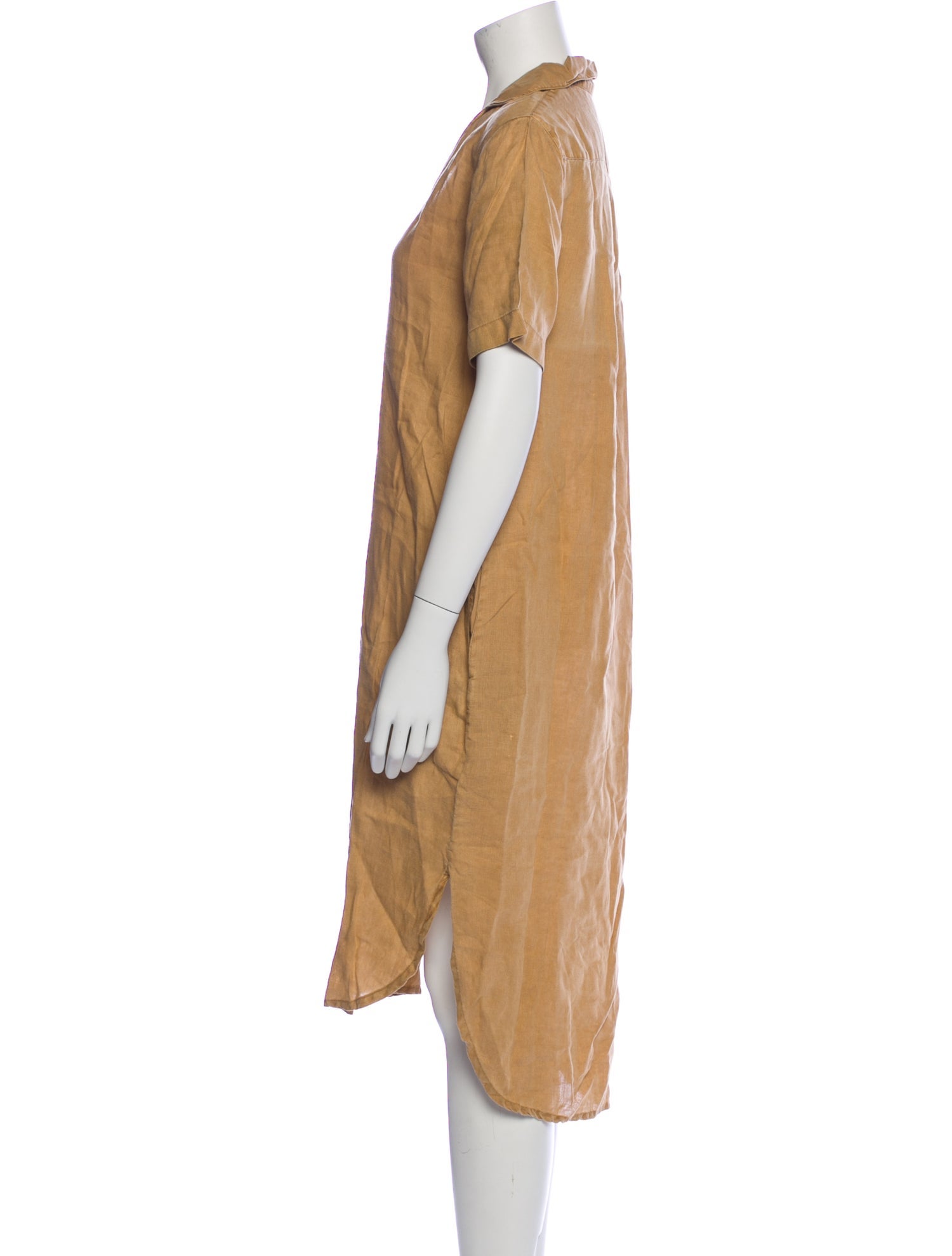 James Perse Linen Midi Length Dress